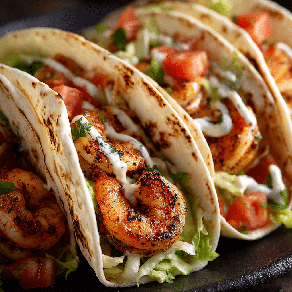 Grilled Shrimp Caesar Wraps