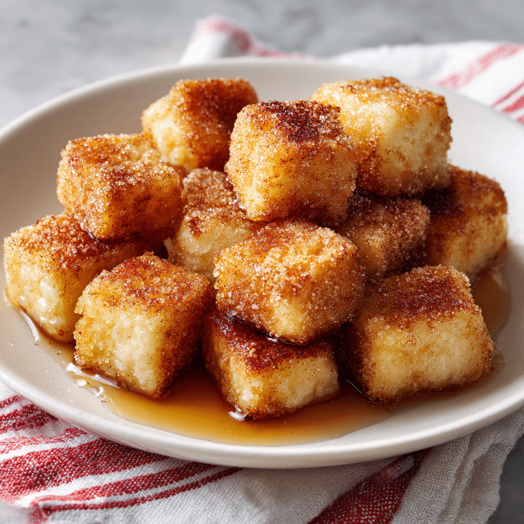 Angel Food Cake Churro Bites