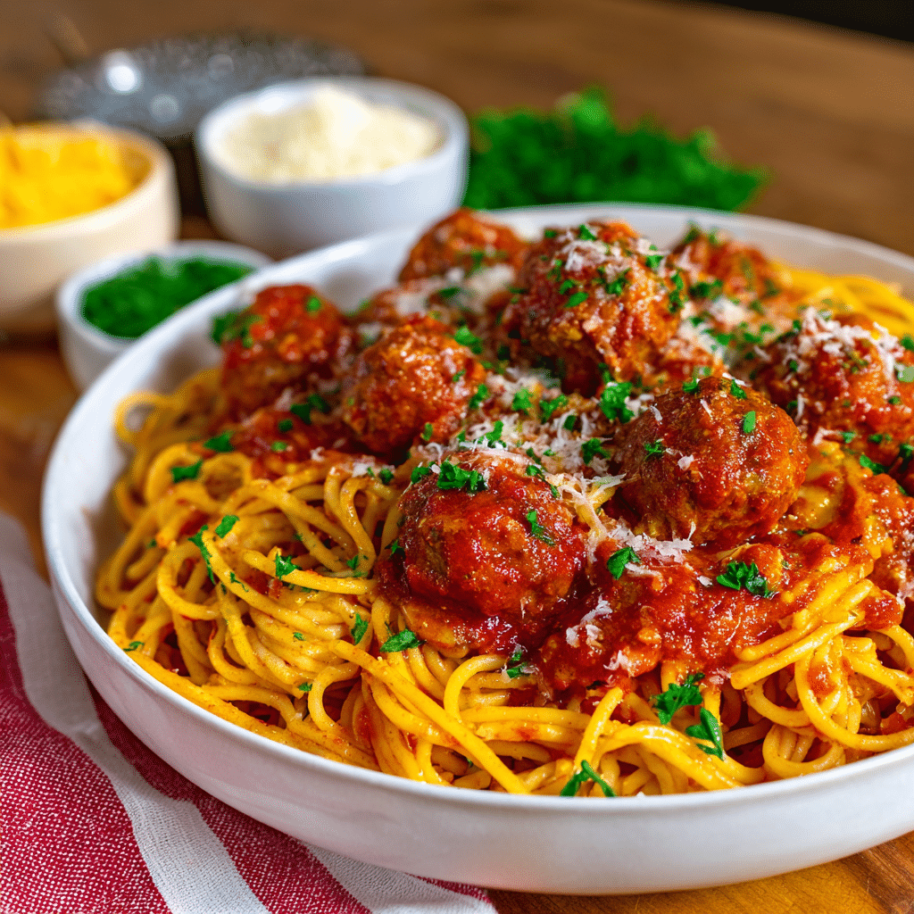 Spaghetti and Meatballs