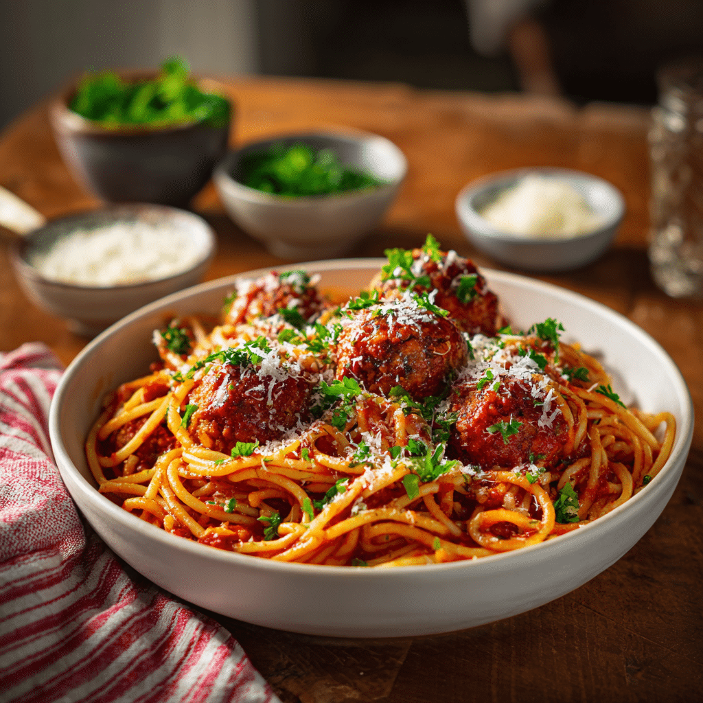 Spaghetti and Meatballs