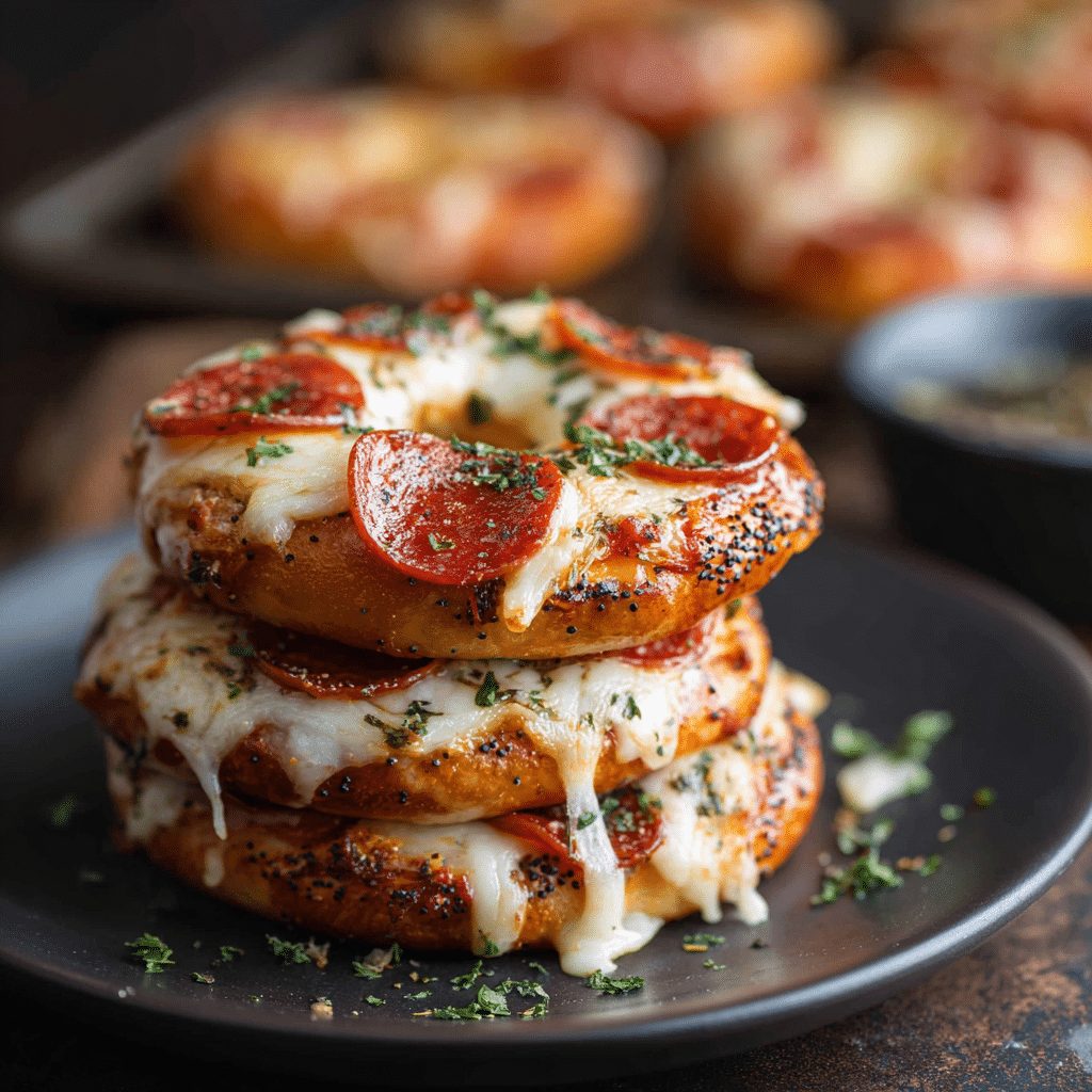 Quick and Easy Pizza Bagels