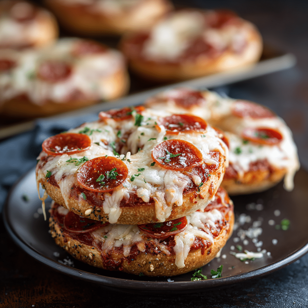 Quick and Easy Pizza Bagels