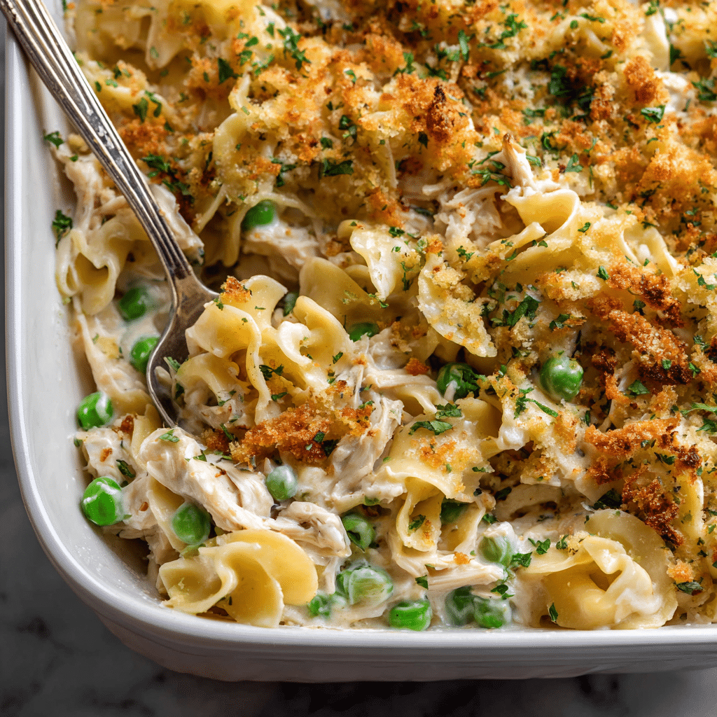 Easy Chicken Noodle Casserole