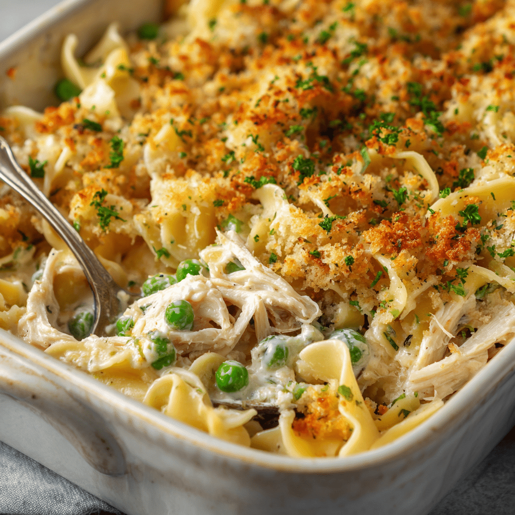 Easy Chicken Noodle Casserole