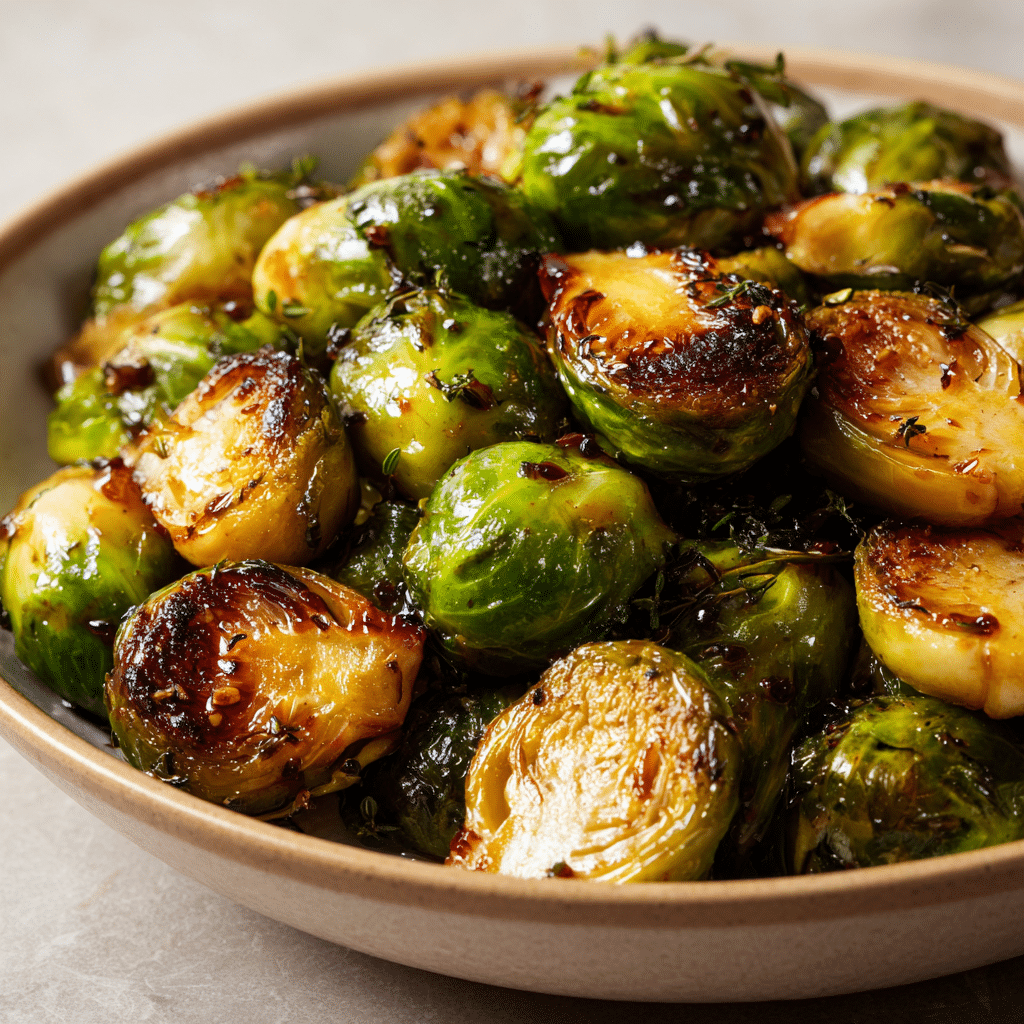Roasted Balsamic Brussels Sprouts
