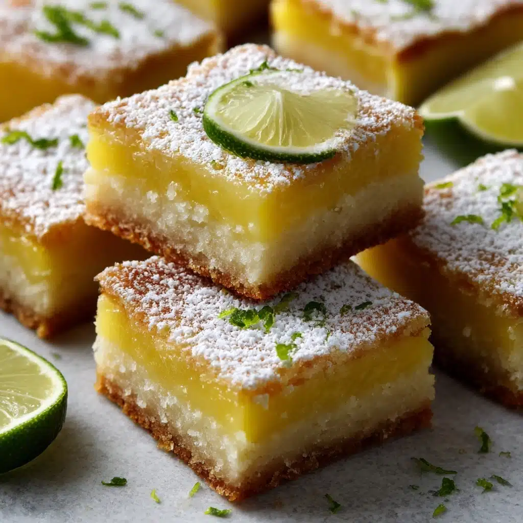 Lime Shortbread Bars Recipe - Recipe Image
